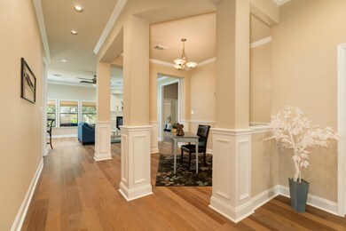 Fresh paint and beautiful flooring welcome you as
