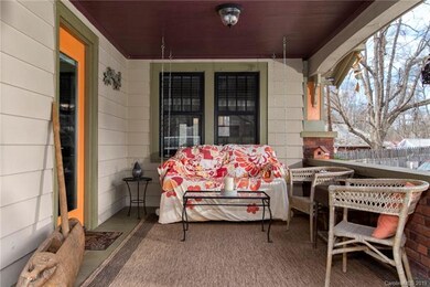 Inviting front porch