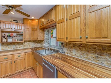 Tile/stone back splash cutting board counter tops 