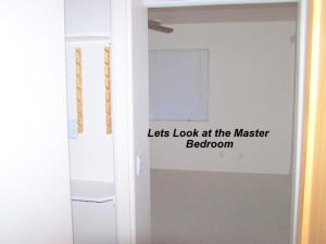 Looking at the Master Bedroom