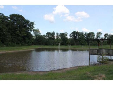 stocked pond with pier