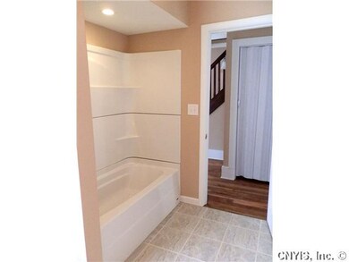Bathroom. Here is another view of the bathroom lea