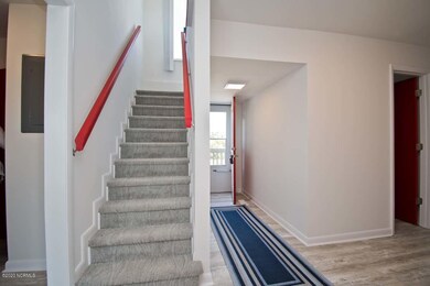 Entry and stairs to living area