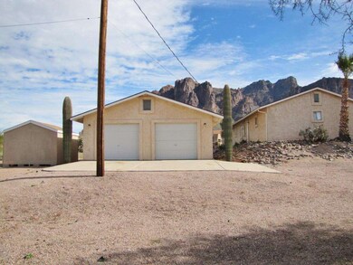 Side of Property with Detached Garage
