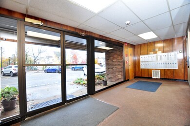 Mail boxes in the entry way
