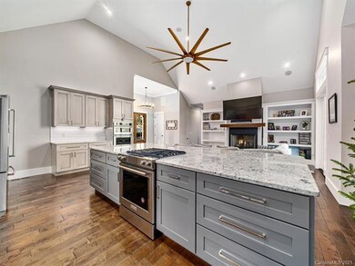 Gorgeous gourmet kitchen with two ovens and spacio