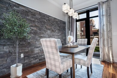 Custome Stone Wall in DIning Area