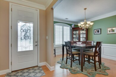 Foyer of home looking into dining room