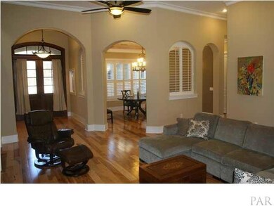 Great Room with view of Foyer & Dining Room