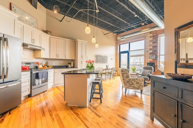 Spacious loft ceilings