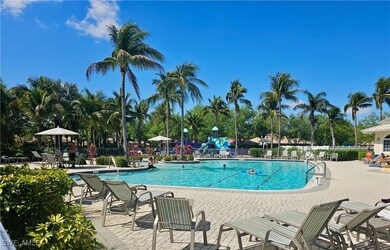 A large resort style community pool
