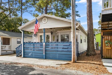 View of front of home with covered porch