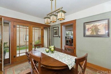 French doors off dining room