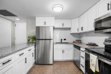 The kitchen was opened up and fully updated in 202