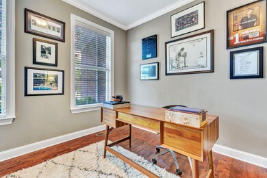 Office with double doors located to the left as you enter the home.