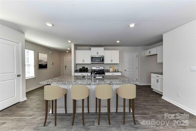 Virtually staged kitchen