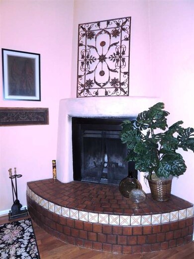 Wood-burning Fireplace in Family Room