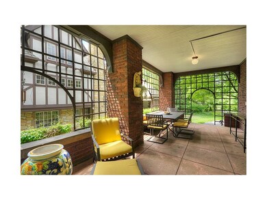 Side porch with trellis detail