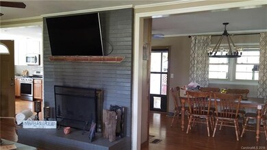 Open concept for living, dining and kitchen.