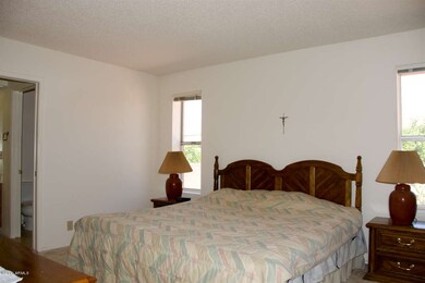 Master bedroom, north facing windows.