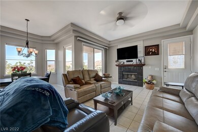 Natural light fills living room.  Windows face Eas