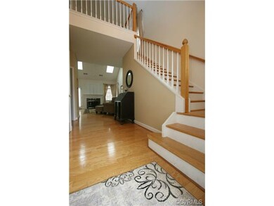 Elegant two story foyer entry, gorgeous hardwood f
