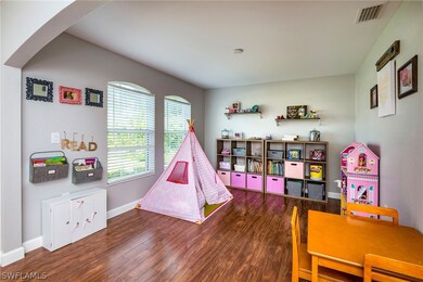 This space is currently being used a playroom but