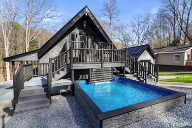 Front with Waterfall Soaking Pool