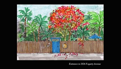 Slide #2 Entrance watercolor