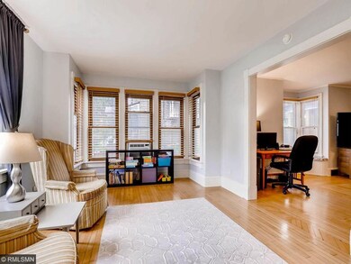 The open living room gets lots of natural light.