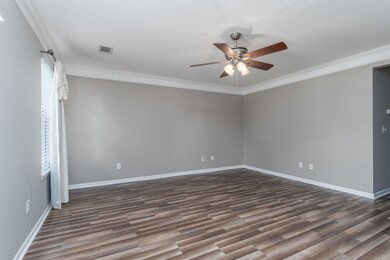 Living Room with Engineered Hardwood