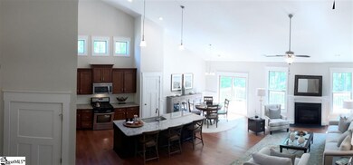 Warm, inviting open layout that's perfect for ente