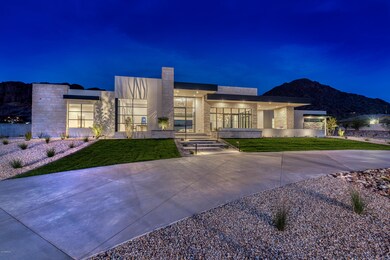 Front View at Twilight