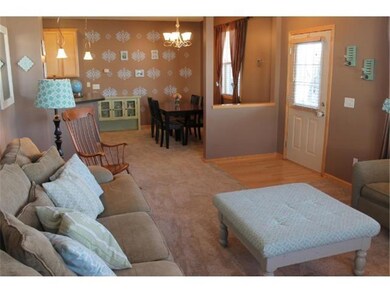 Warm, welcoming family room to enjoy time by the f