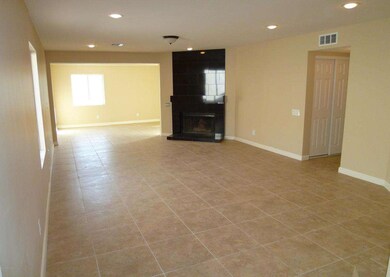 Dining Room and Living Room with Firepla