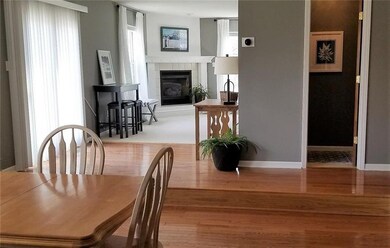 Back sliding door to deck