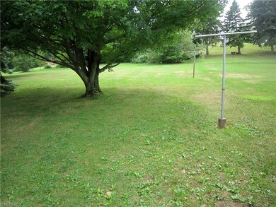 View of your half acre backyard as seen from the b