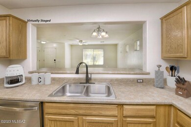Kitchen To Great Rm-Virtually Staged