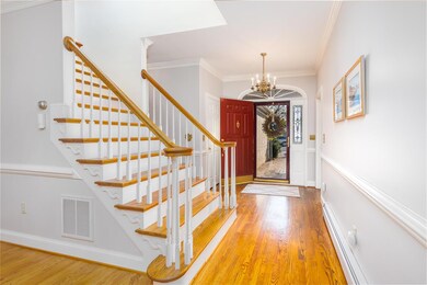 Foyer includes coat closet, and connecting hallway