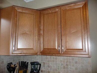 Kitchen. Close-up of the cabinets.
