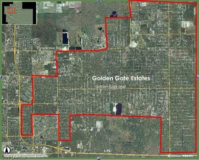 Golden Gate Estates area map
