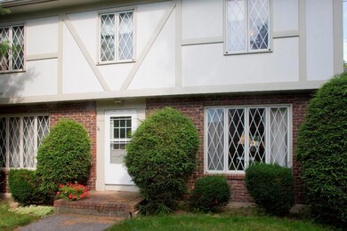 Diamond shape design in front windows