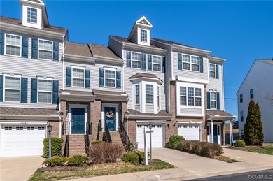 Multi unit property featuring a garage