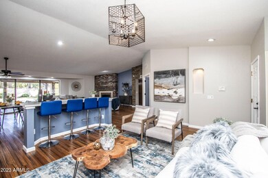 Wide open floorplan