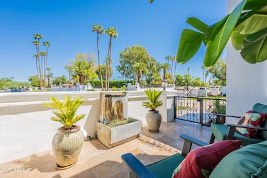Relaxing Courtyard Fountain