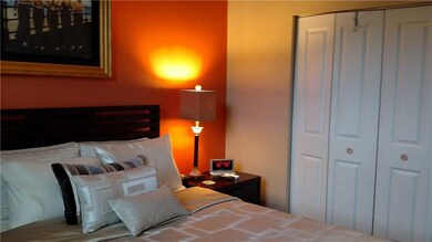Bedroom with view of closet.