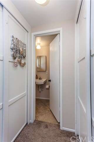 His and hers closets. 