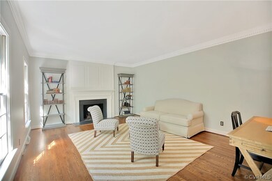 Living Room, Dentil Moulding, Wood Burning Firepla