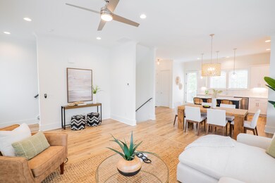 Open Living into Kitchen