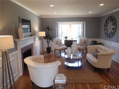 Fireplace in living area